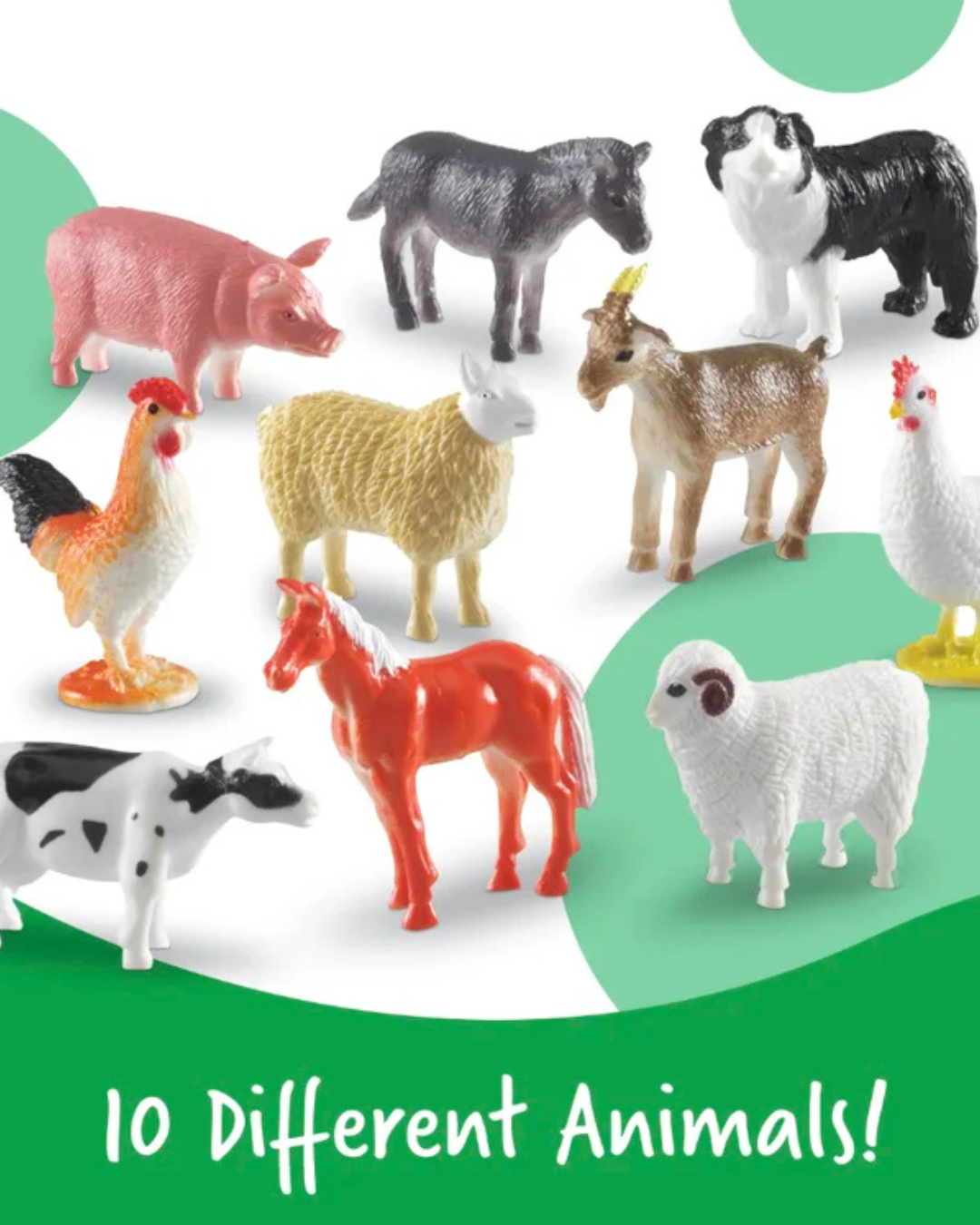 Learning Resources – Farma - počítací figurky zvířátek 60 ks (LER0810) 1